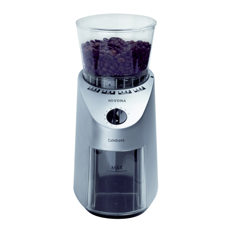 Nivona CAFEGRANO 130 user manual