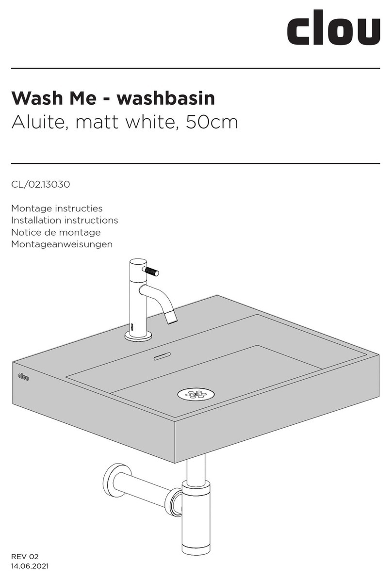 Clou Wash Me CL/02.13030 User manual Clou Wash Me CL/02.13030 User manual