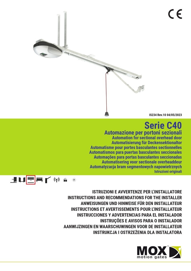 MOX C40 Series Operating instructions