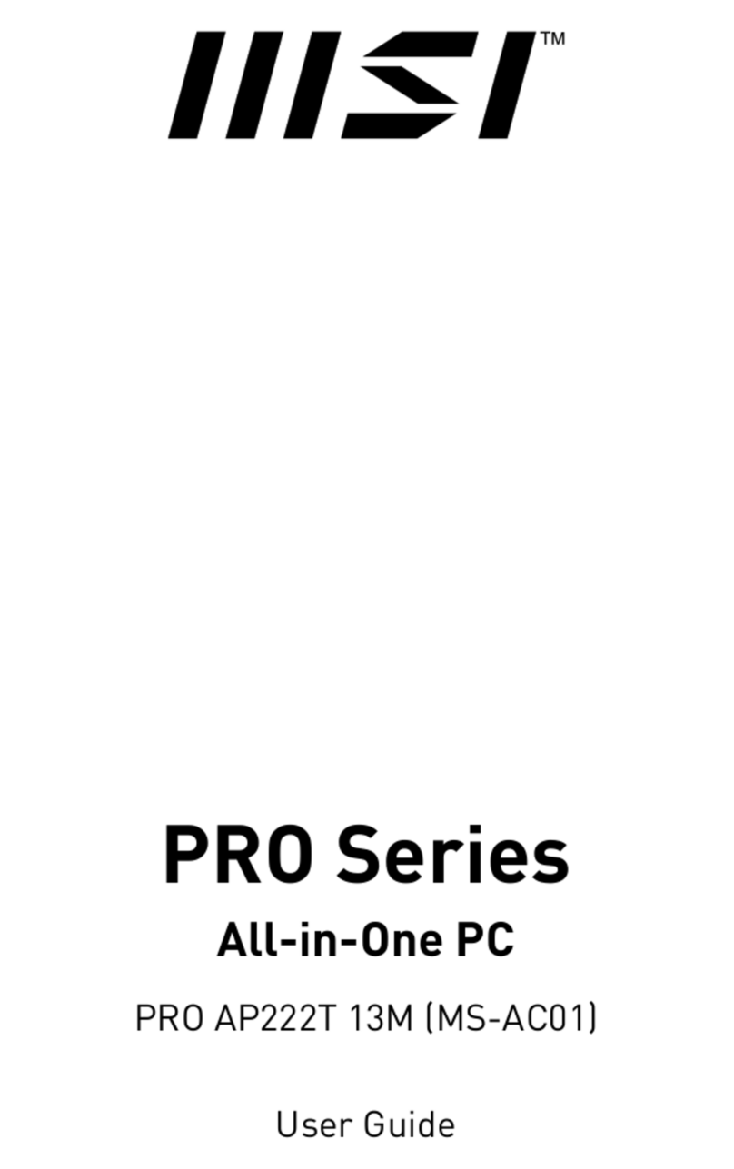 MSI PRO AP222T 13M User manual