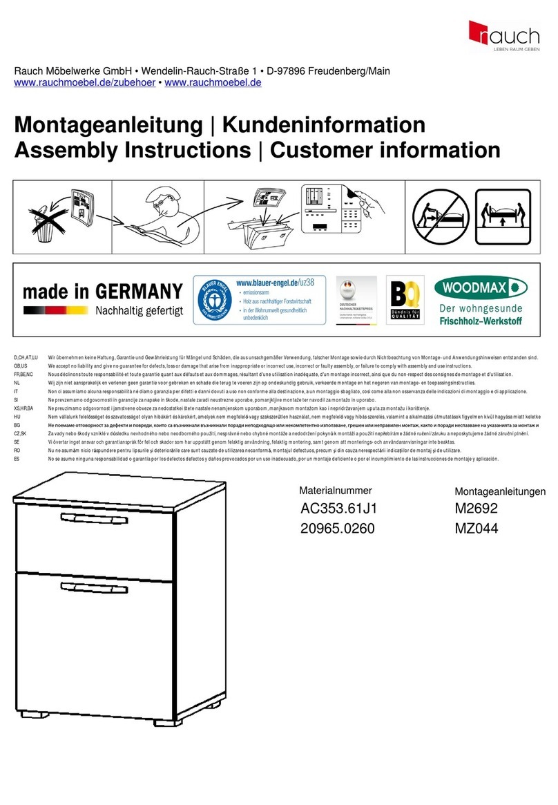 Rauch M2692 Assembly instructions