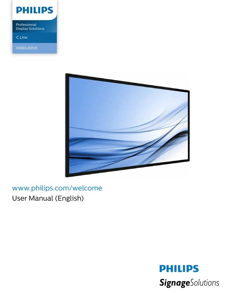 Philips 65BDL8051C User manual