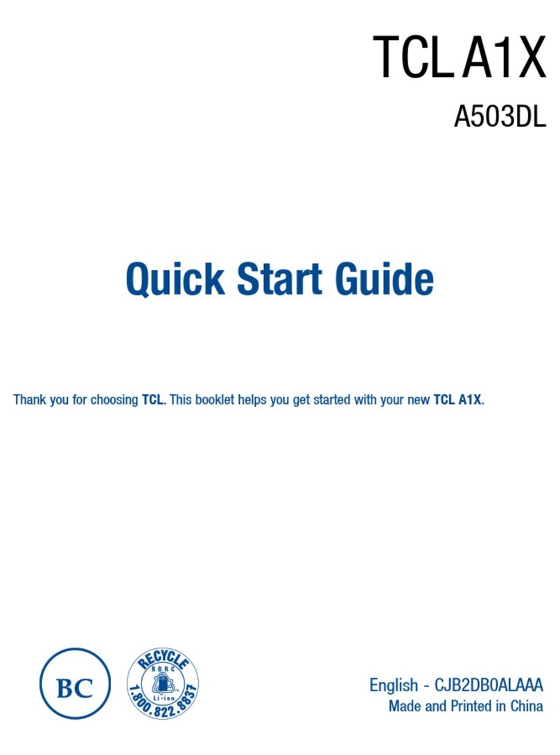 TCL A1X User manual