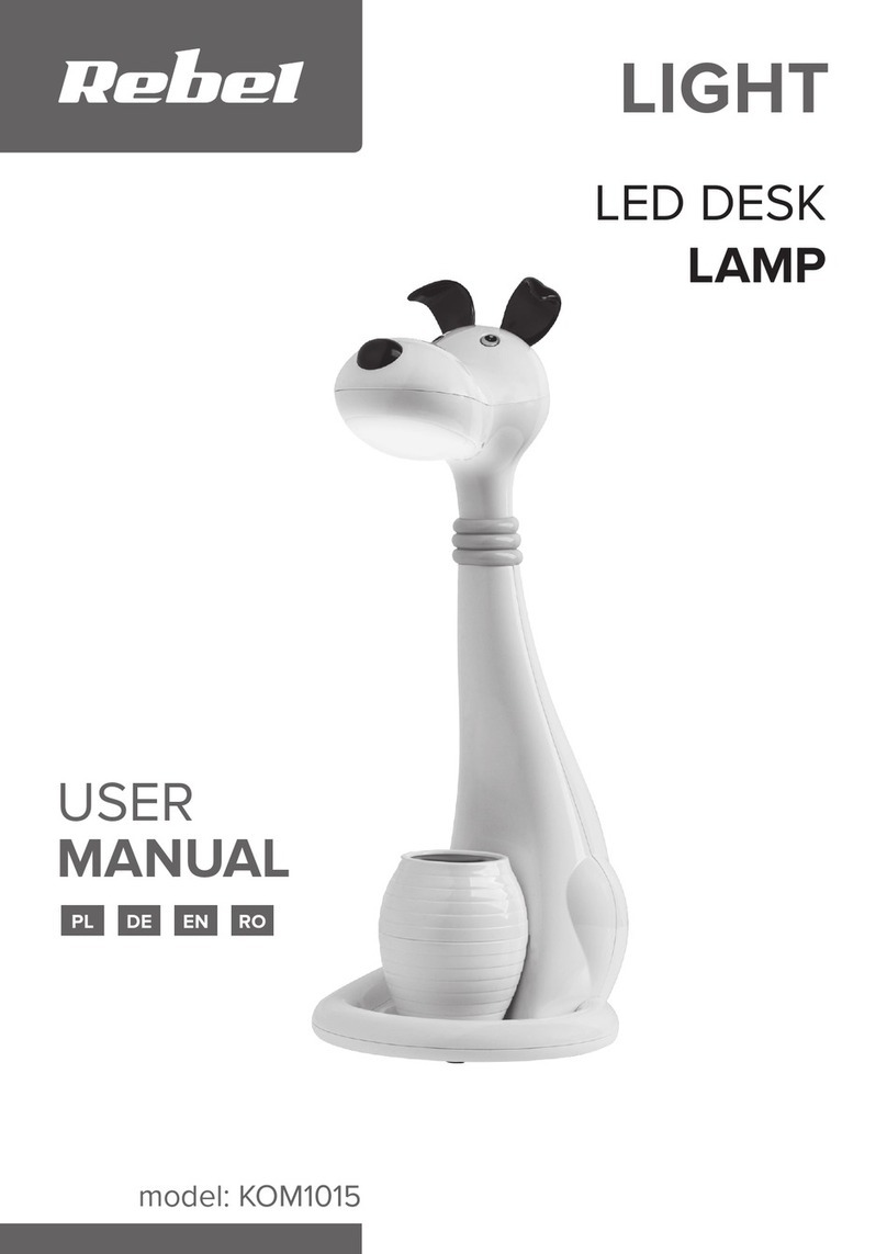 Rebel Light KOM1015 User manual