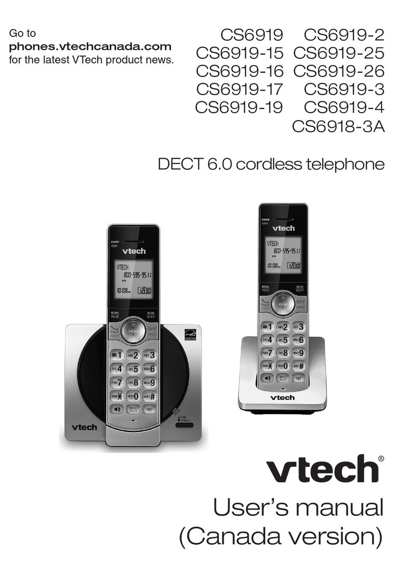 V-tech CS6918-3A user manual