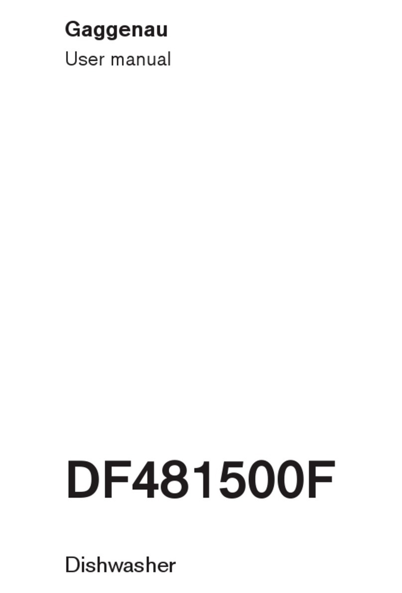 Gaggenau DF481500F user manual