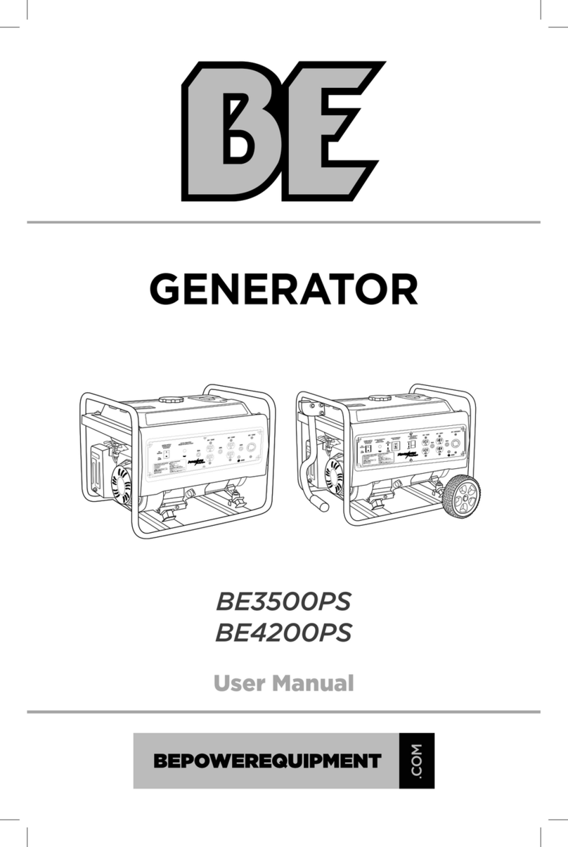 BE Power Equipment BE3500PS user manual