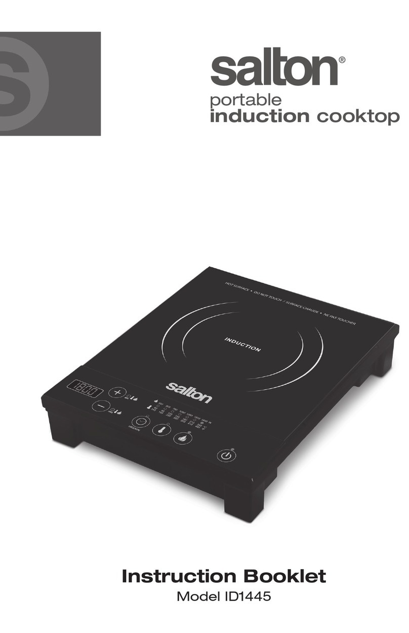 Salton ID1445 Instruction booklet