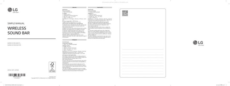 LG QP5 Specification sheet