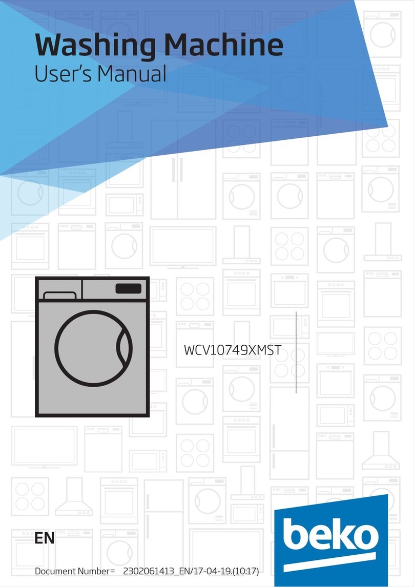 Beko WCV10749XMST user manual