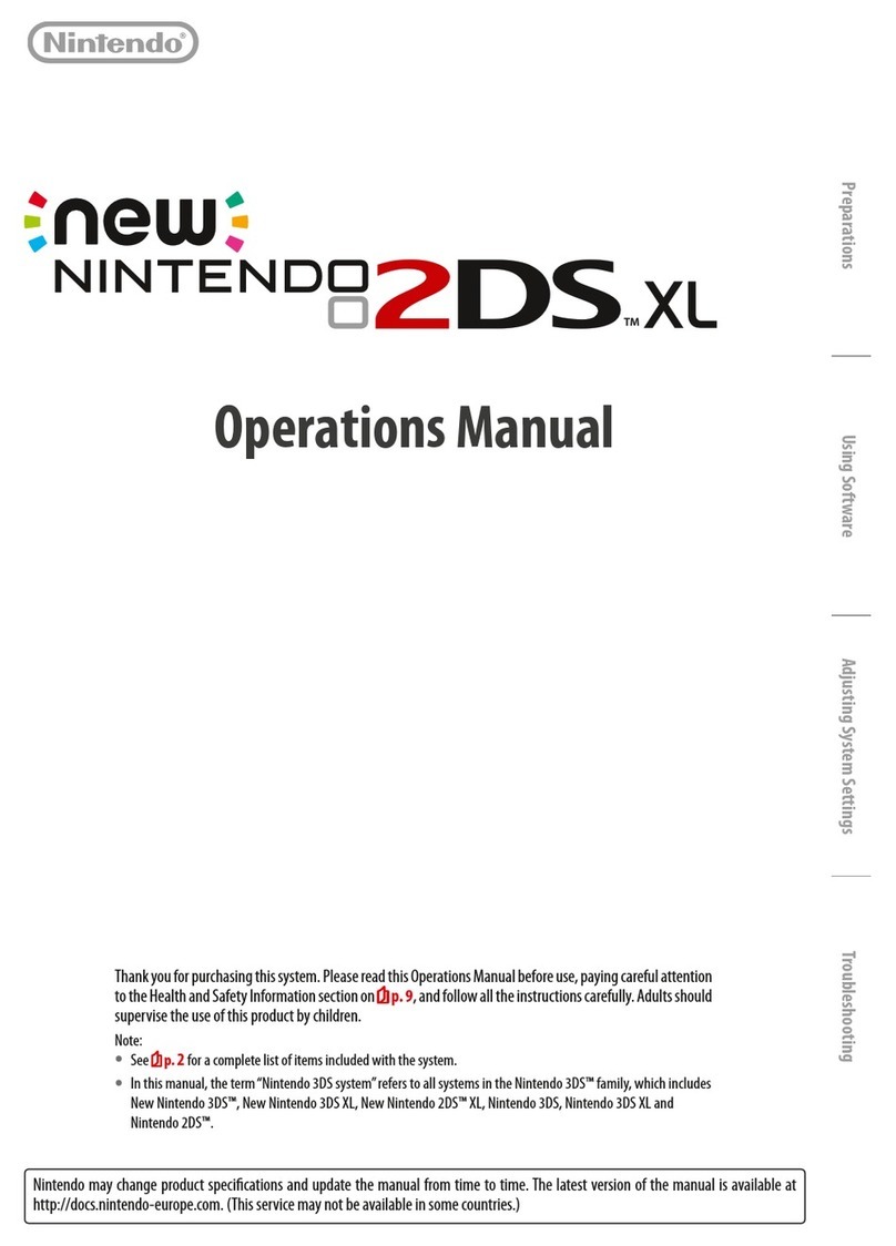 Nintendo 2DS XL JAN-001 User manual