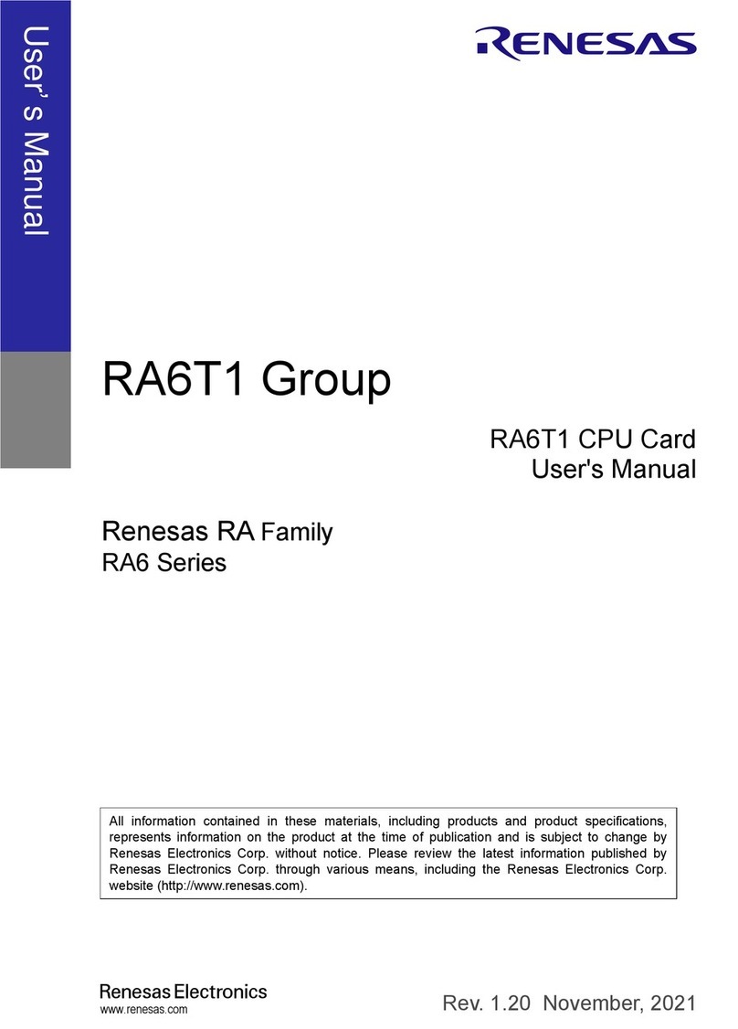 Renesas RA6T1 Series User manual