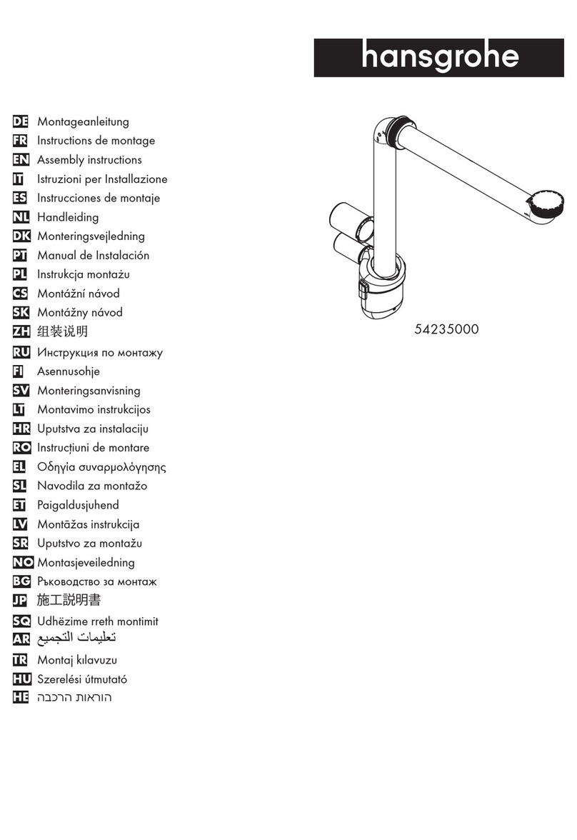 Hans Grohe 54235000 User manual