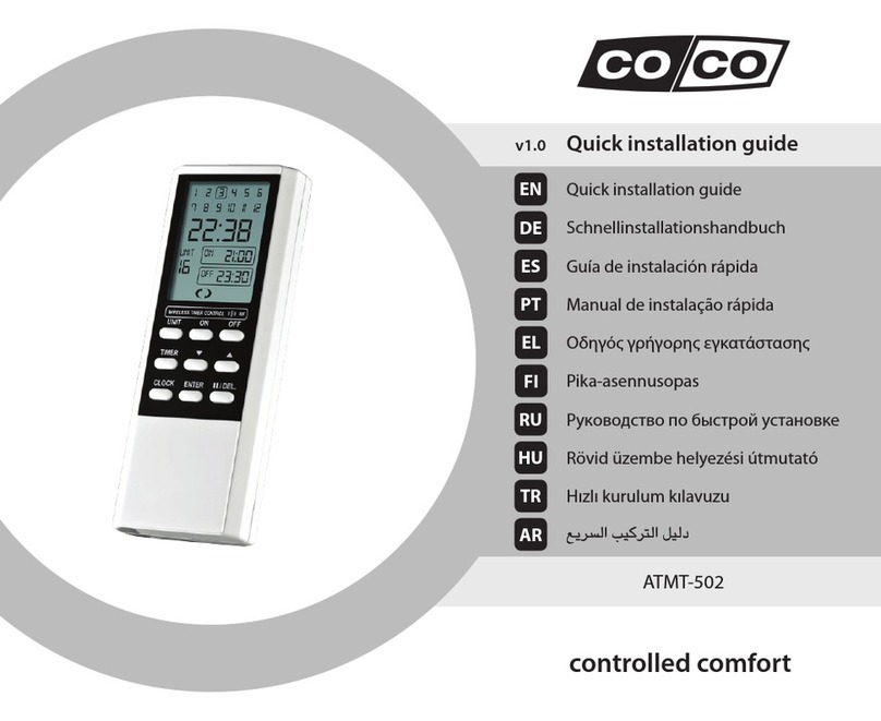 CoCo ATMT-502 Quick installation guide