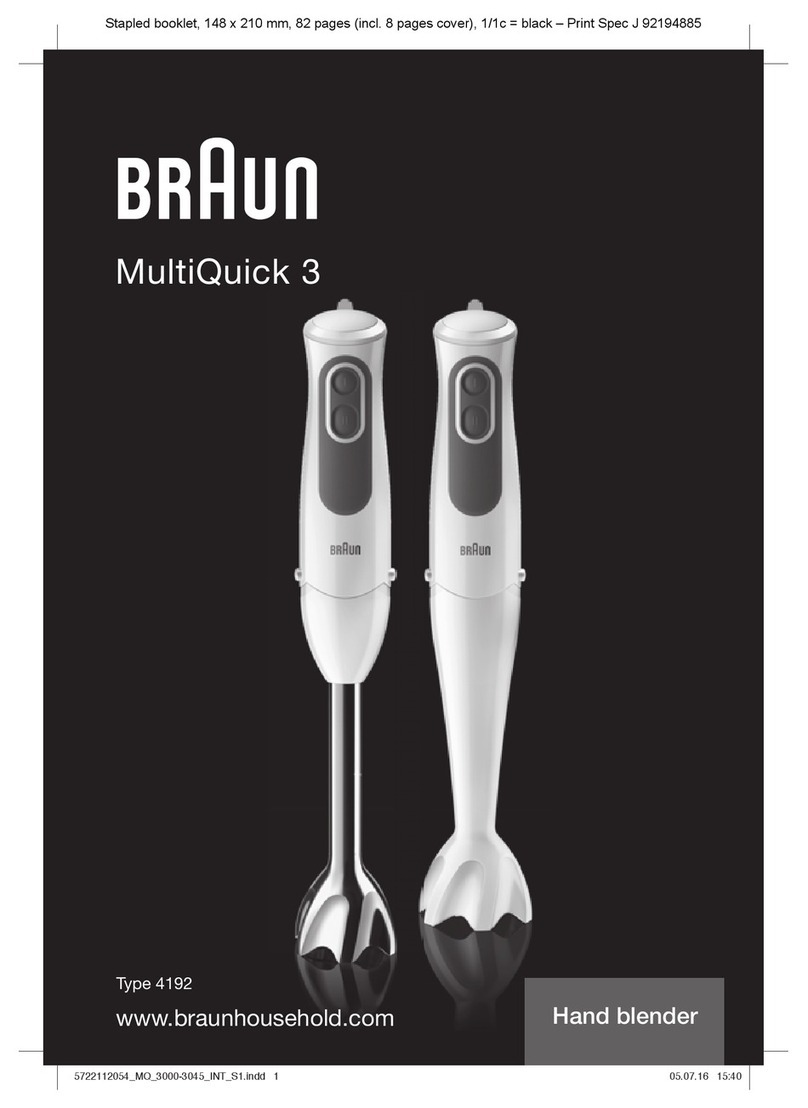 Braun MultiQuick 3 4192 User manual