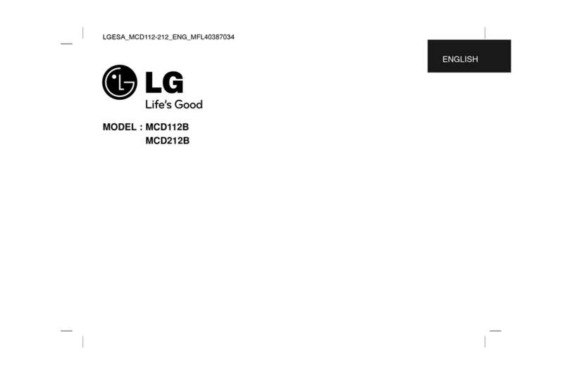 LG MCD112B manual
