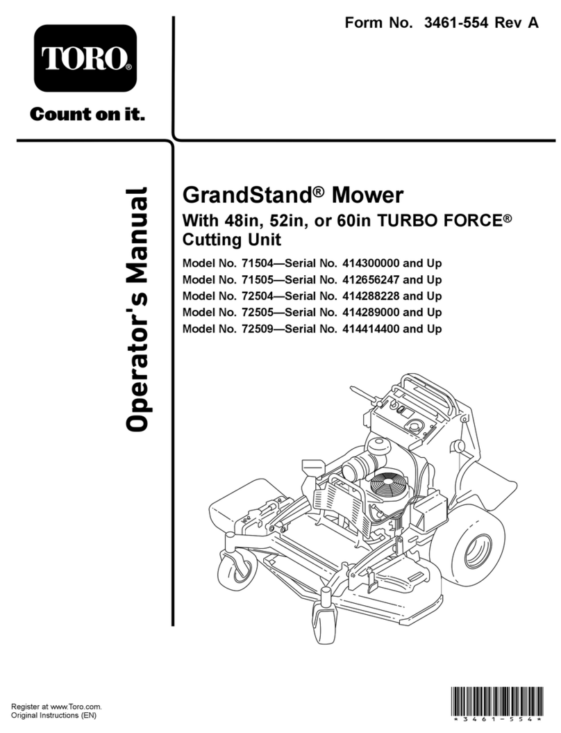 Toro 414300000 User manual