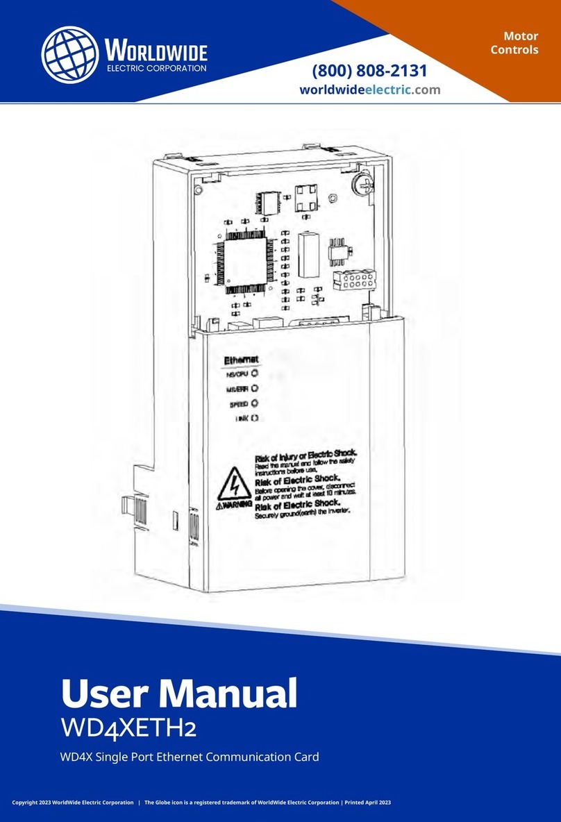 Worldwide WD4XETH2 user manual