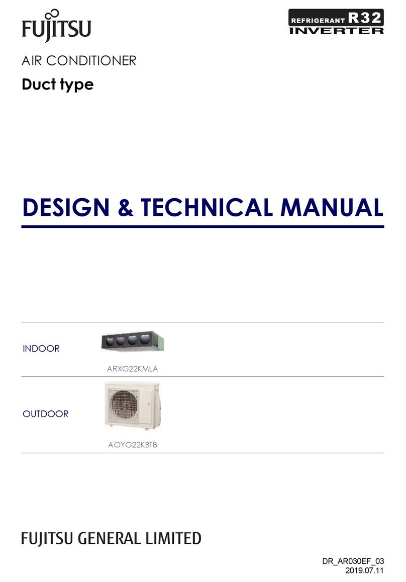 Fujitsu ARXG22KMLA Service manual