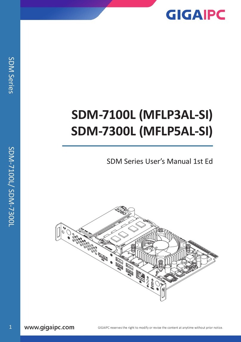 GIGAIPC SDM-7100L user manual