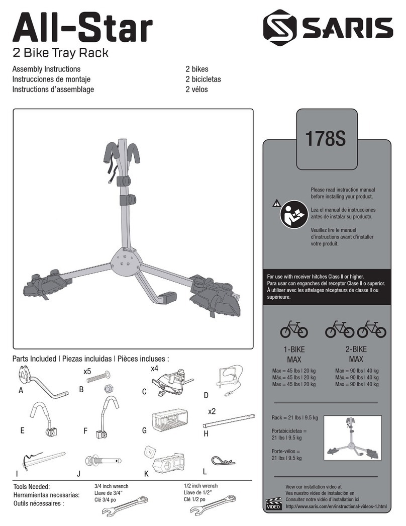 Saris 178S Assembly instructions