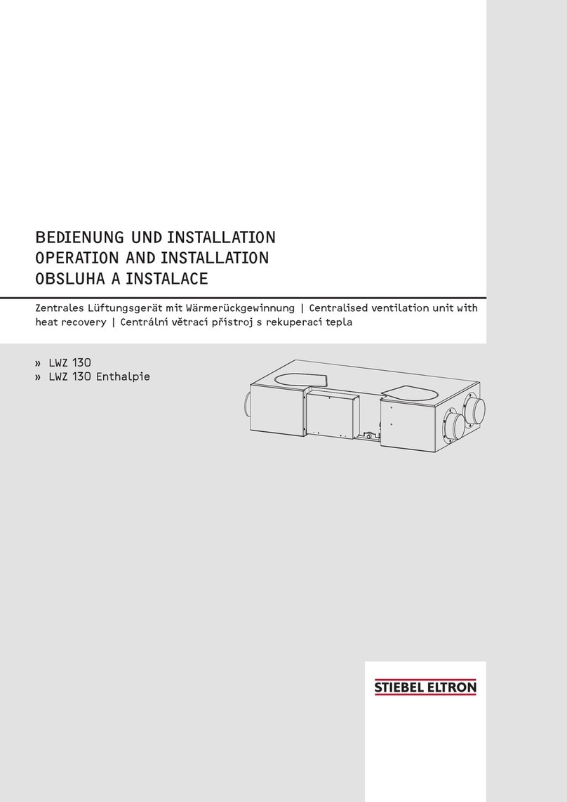 STIEBEL ELTRON LWZ 130 User manual