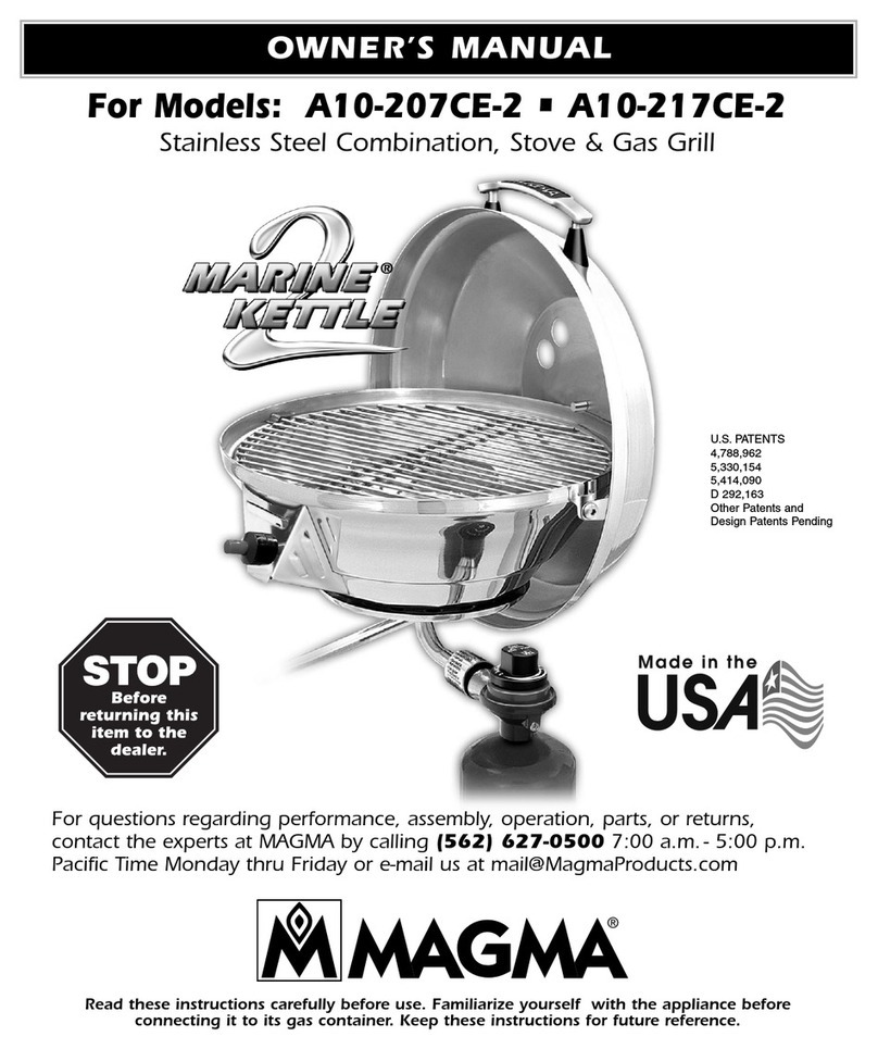 Magma MARINE KETTLE 2 A10-207CE-2 User manual