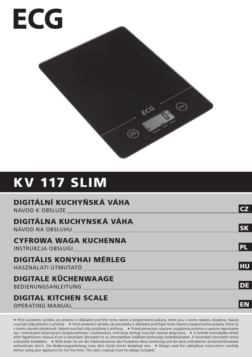 ECG KV 117 SLIM operating manual