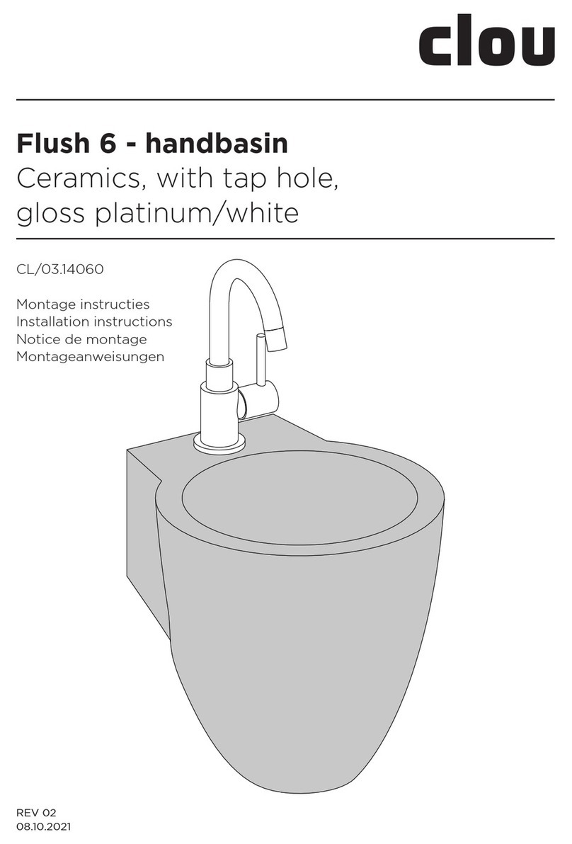 Clou Flush 6 CL/03.14060 User manual Clou Flush 6 CL/03.14060 User manual