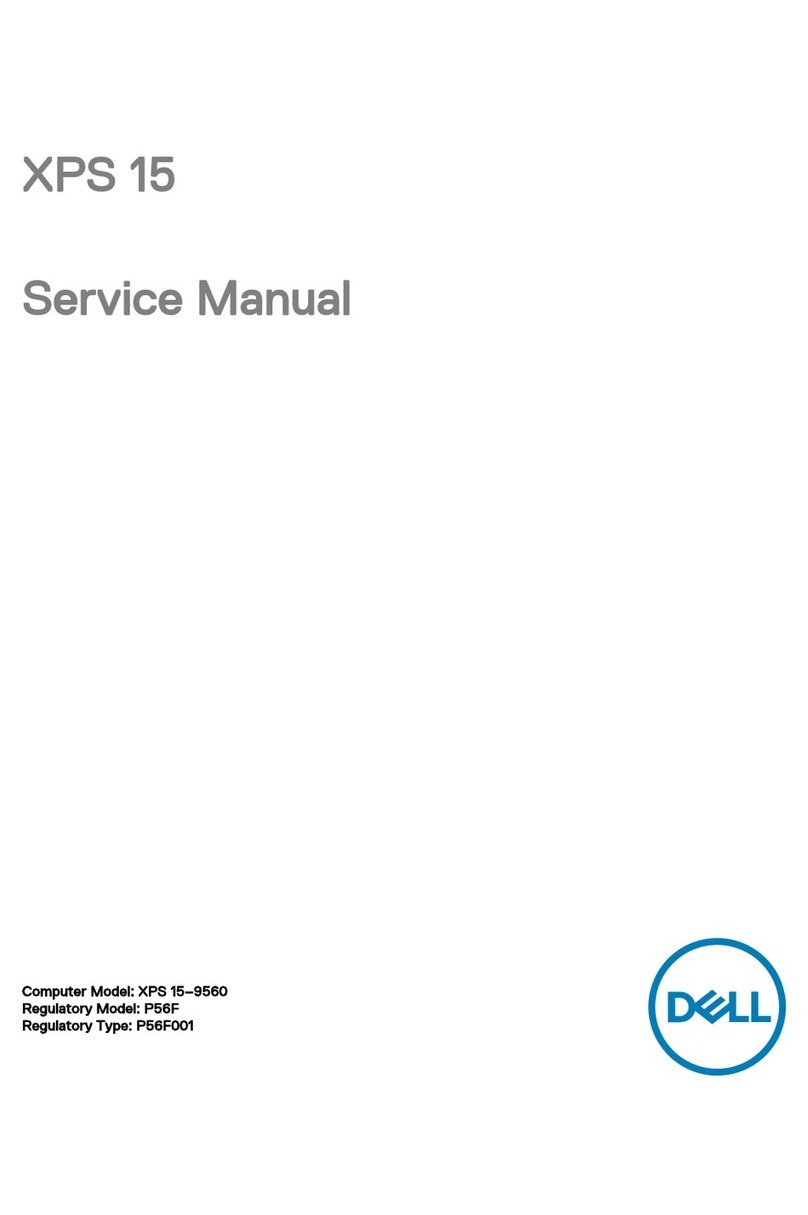 Dell XPS 15 9560 Service manual