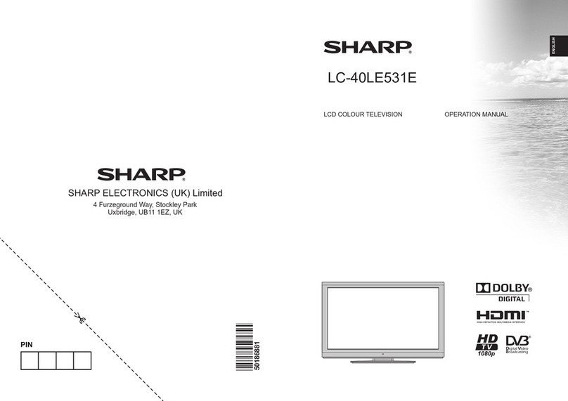 Sharp LC-40LE531E User manual