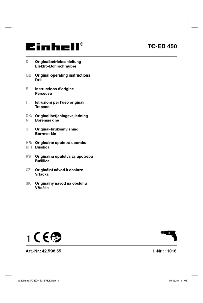 EINHELL TC-ED 450 User manual