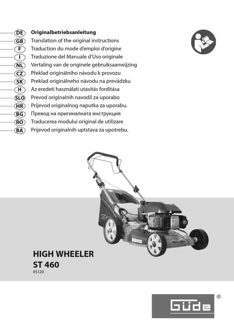 Gude HIGH WHEELER ST 460 User manual