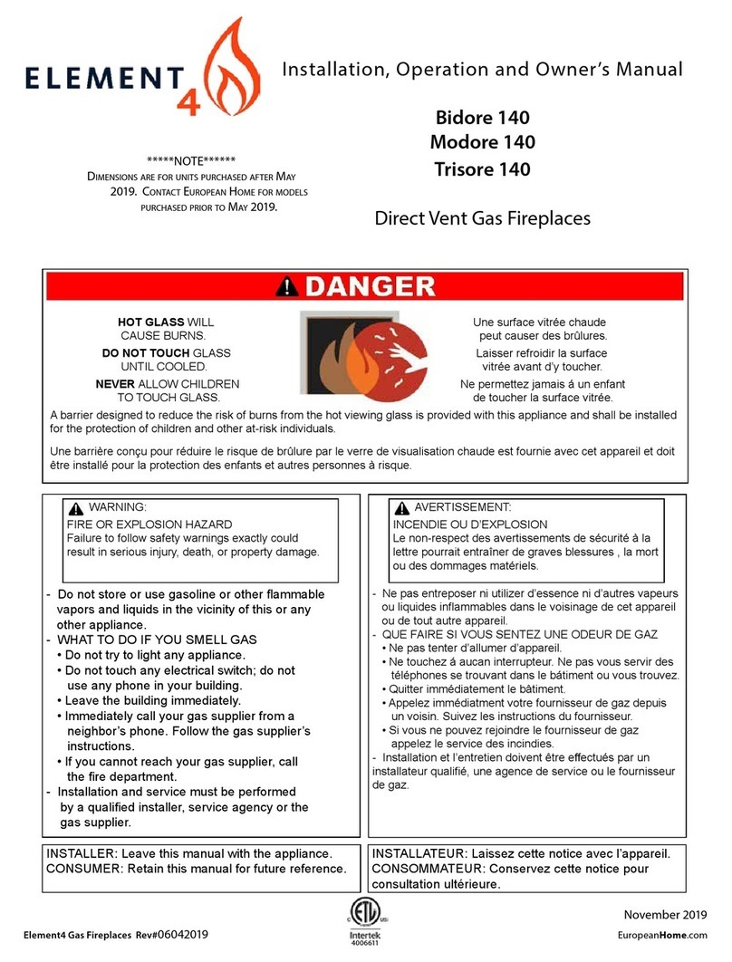 Element4 Bidore 140 User manual