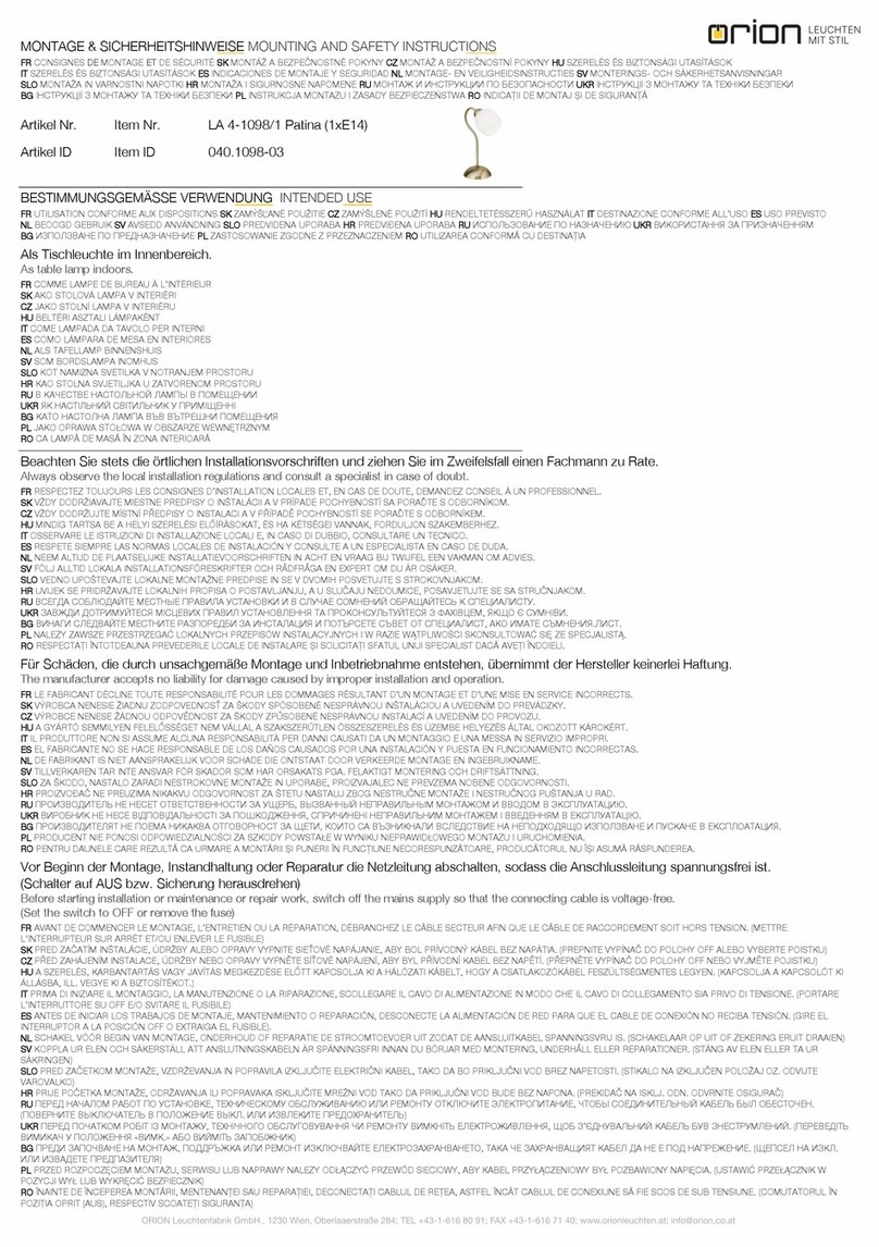 Orion LA 4-1098/1 Technical manual