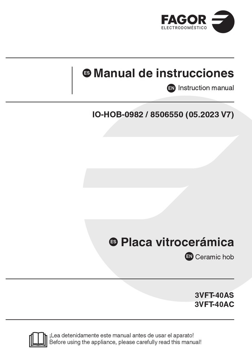 Fagor 3VFT-40AS User manual