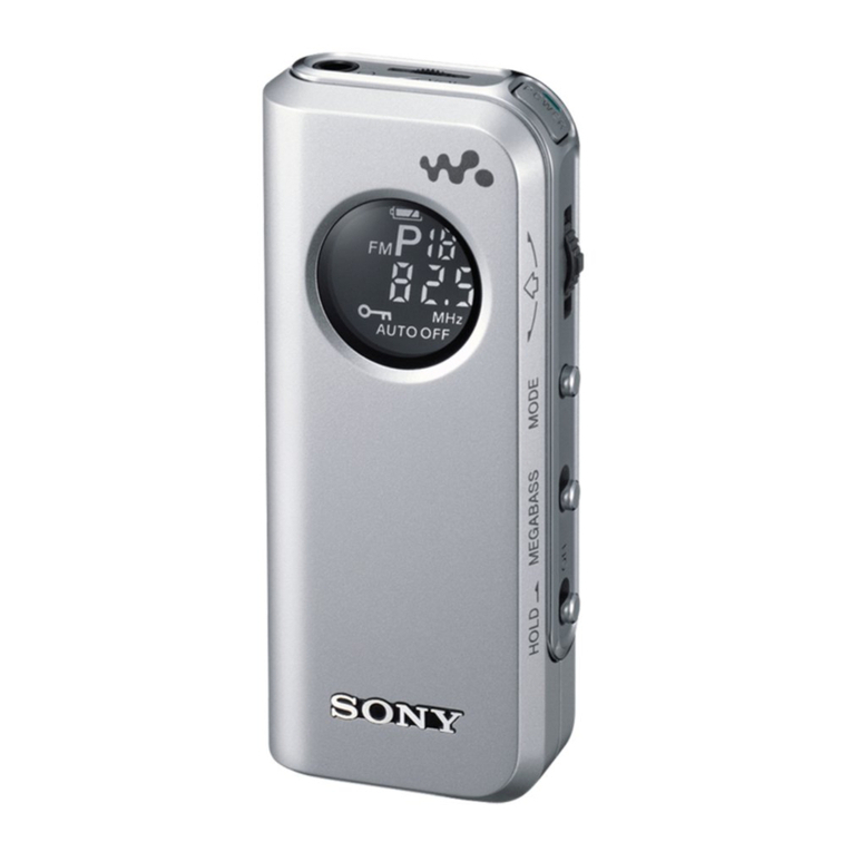 Sony Walkman SRF-M97 user manual