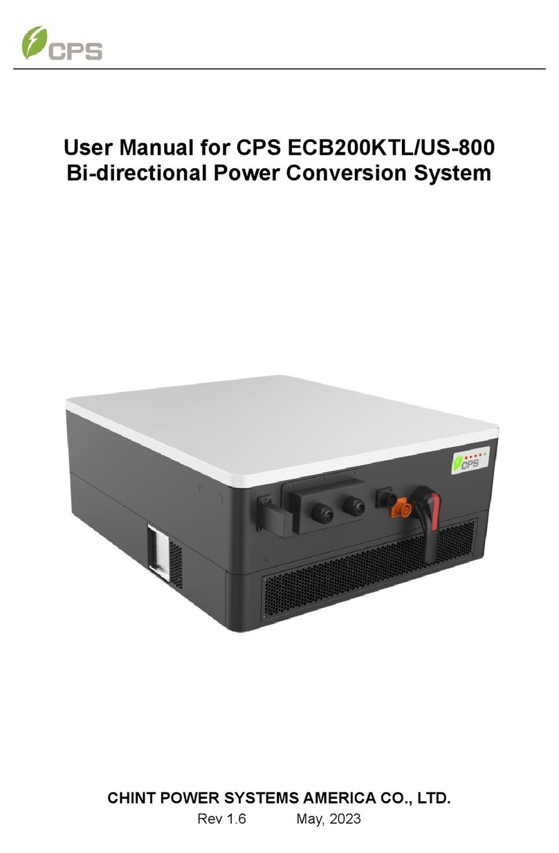 CPS ECB200KTL/US-800 user manual