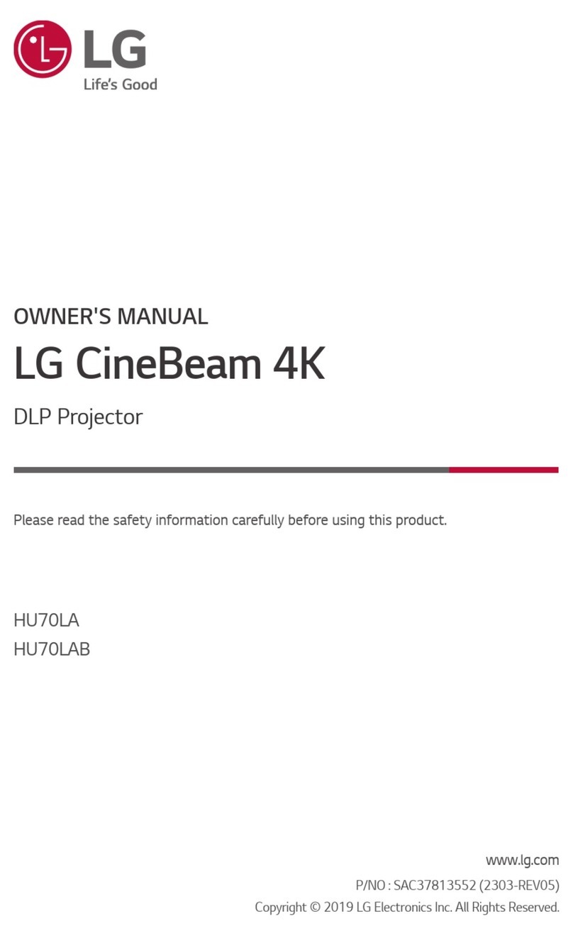 LG CineBeam AI ThinQ HU70LA.AWM User manual