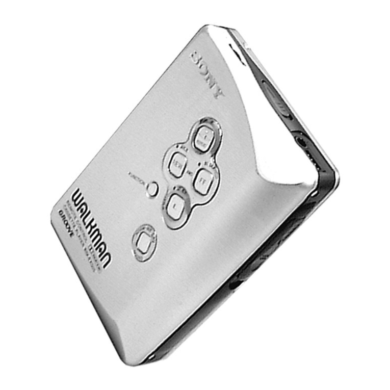 Sony Walkman WM-EX505 user manual