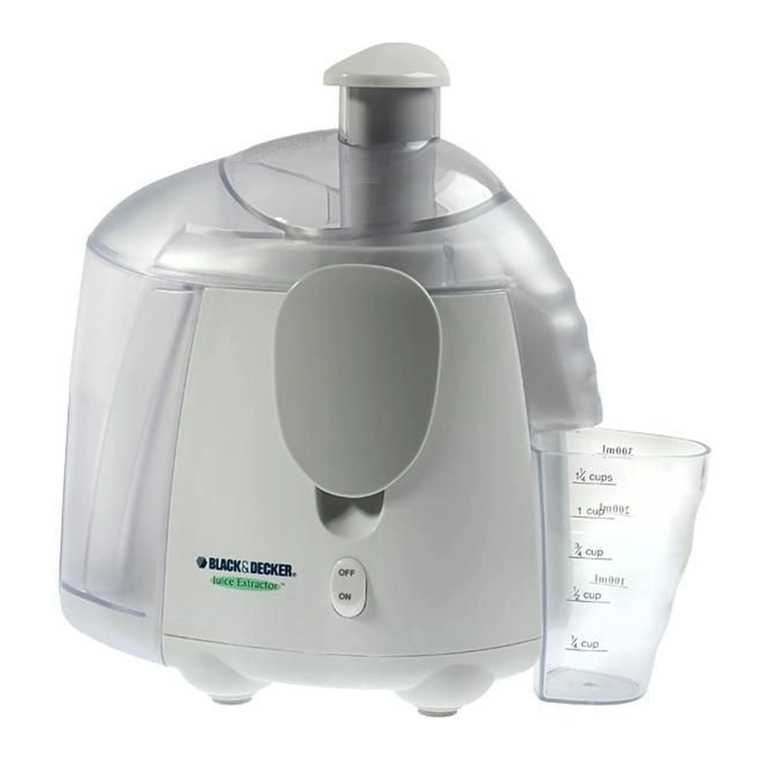 Black & Decker JE1500 Series User manual