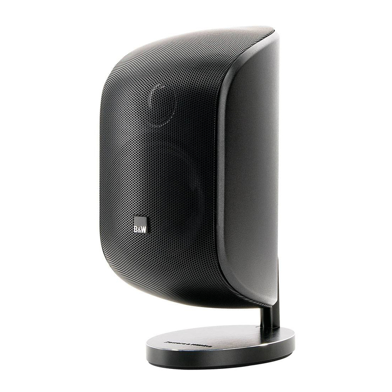 Bowers & Wilkins M-1 User manual