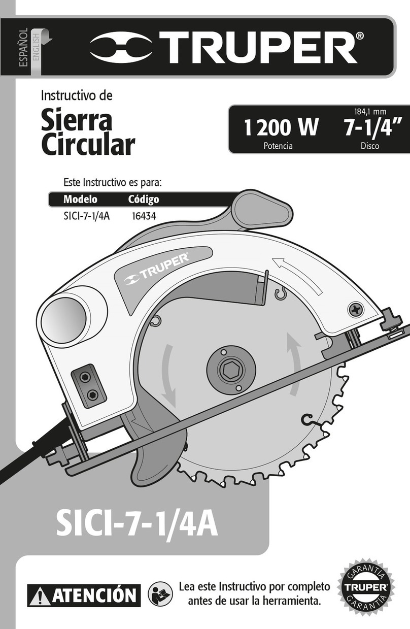 Truper SICI-7-1/4A User manual