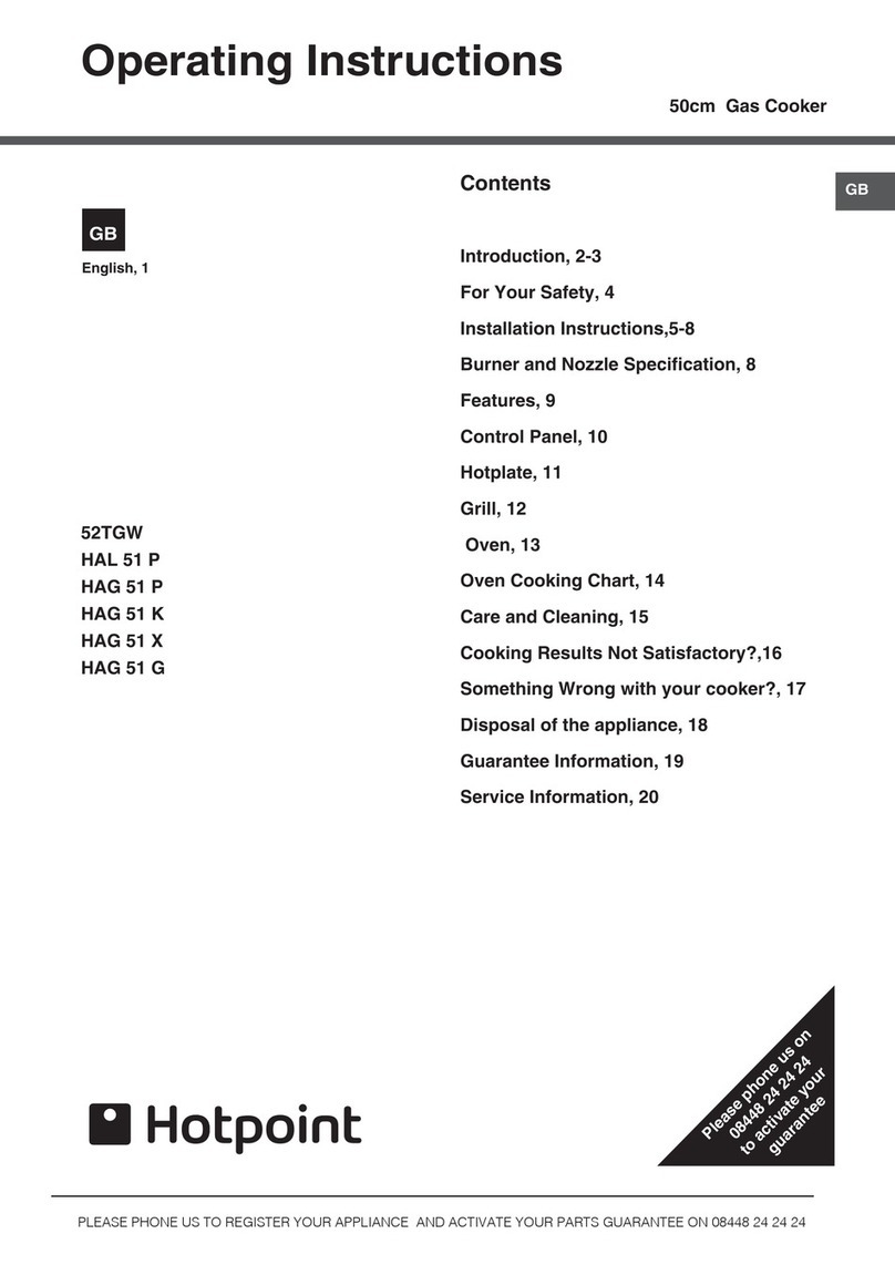 Hotpoint HAL 51 P operating instructions
