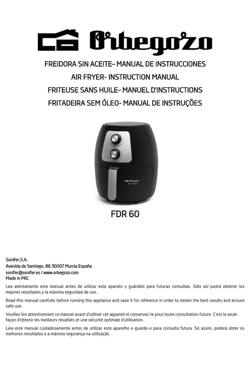 Orbegozo FDR 60 User manual Orbegozo FDR 60 User manual