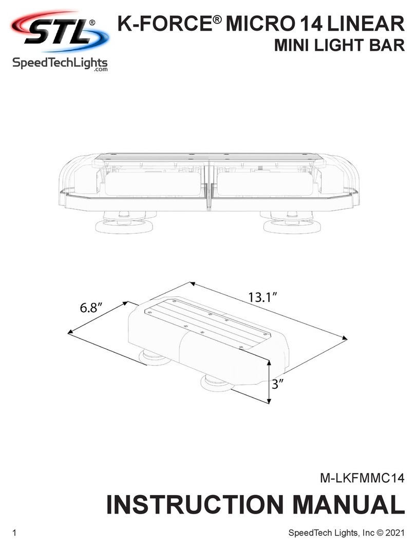 SpeedTech Lights K-FORCE MICRO 14 LINEAR User manual