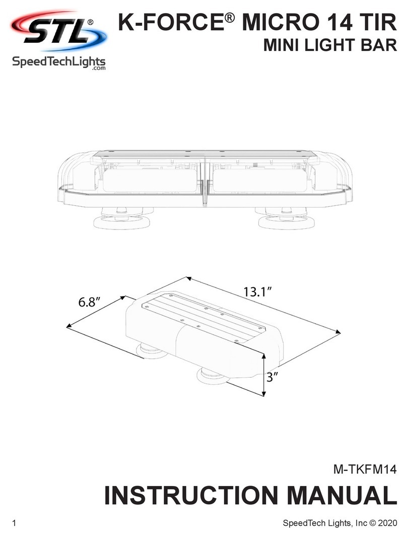 SpeedTech Lights K-FORCE MICRO 14 TIR User manual