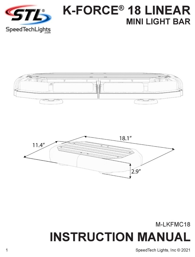 SpeedTech Lights K-FORCE 18 LINEAR User manual