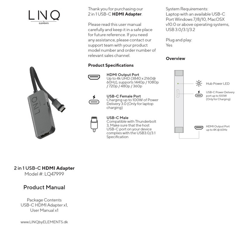 Elements LINQ LQ47999 product manual