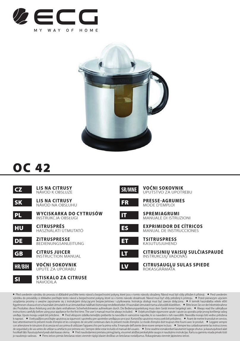 ECG OC 42 instruction manual
